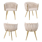 Light Luxury Cheap Price Modern Dining Chairs Velvet Comfortable Dining Chairs