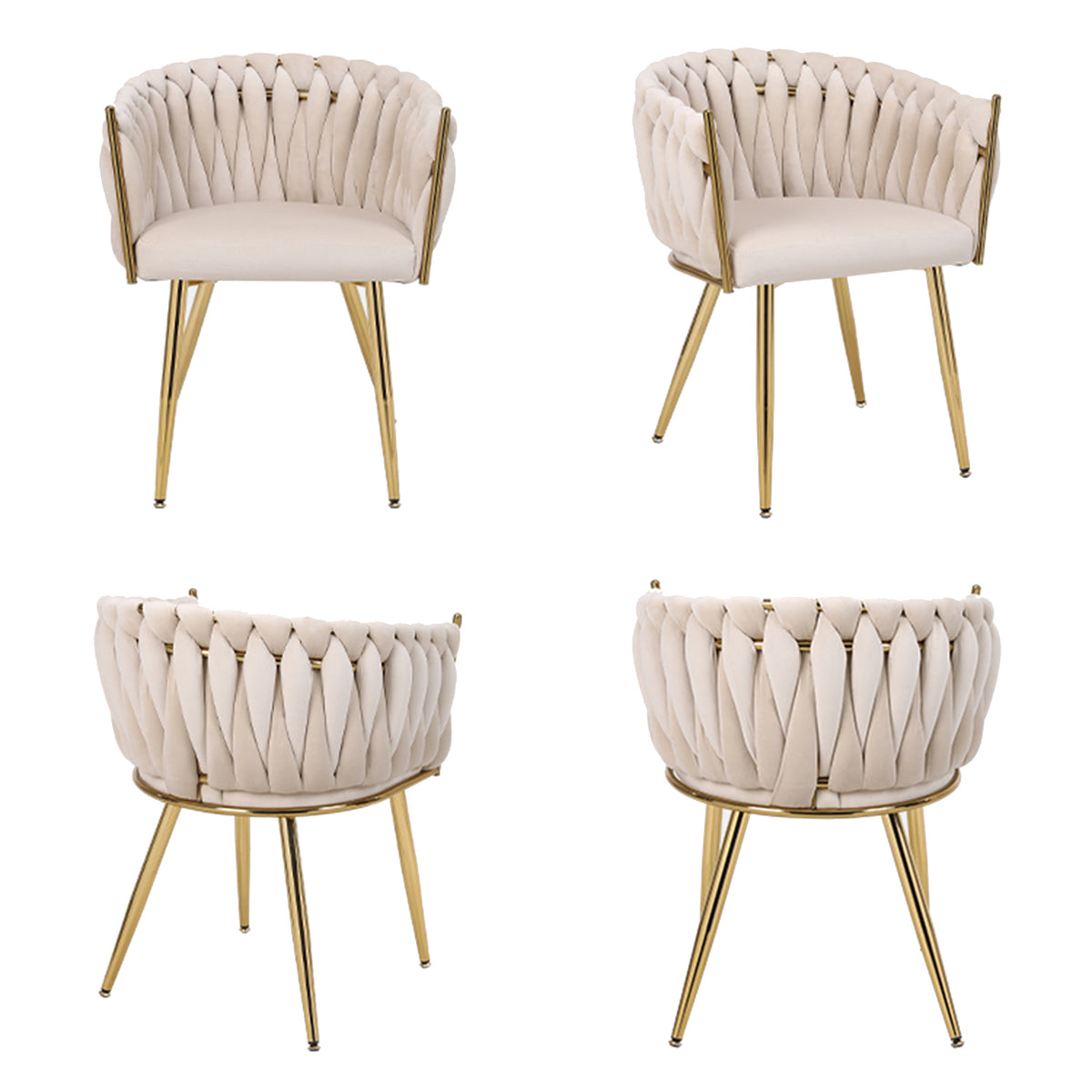 Light Luxury Cheap Price Modern Dining Chairs Velvet Comfortable Dining Chairs