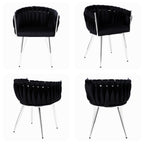 Light Luxury Cheap Price Modern Dining Chairs Velvet Comfortable Dining Chairs