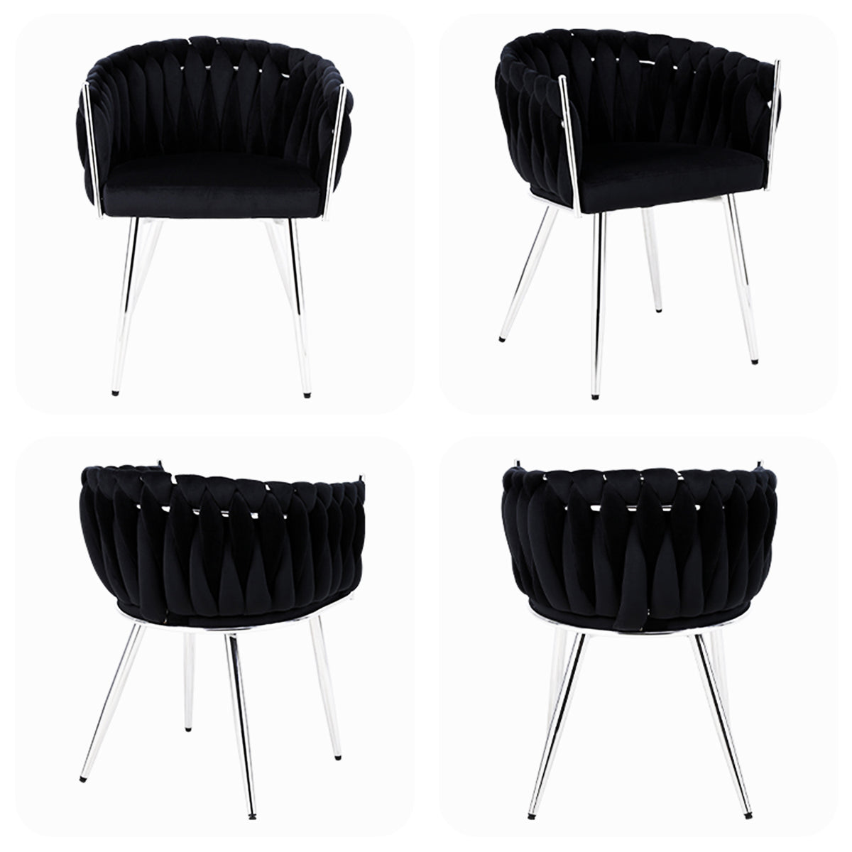 Light Luxury Cheap Price Modern Dining Chairs Velvet Comfortable Dining Chairs