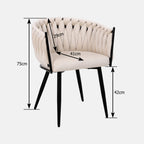 Light Luxury Cheap Price Modern Dining Chairs Velvet Comfortable Dining Chairs