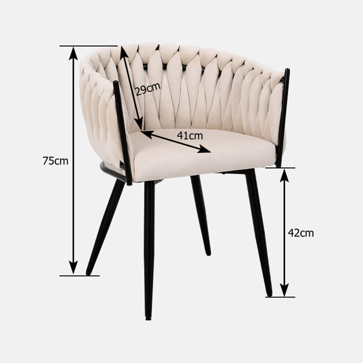 Light Luxury Cheap Price Modern Dining Chairs Velvet Comfortable Dining Chairs