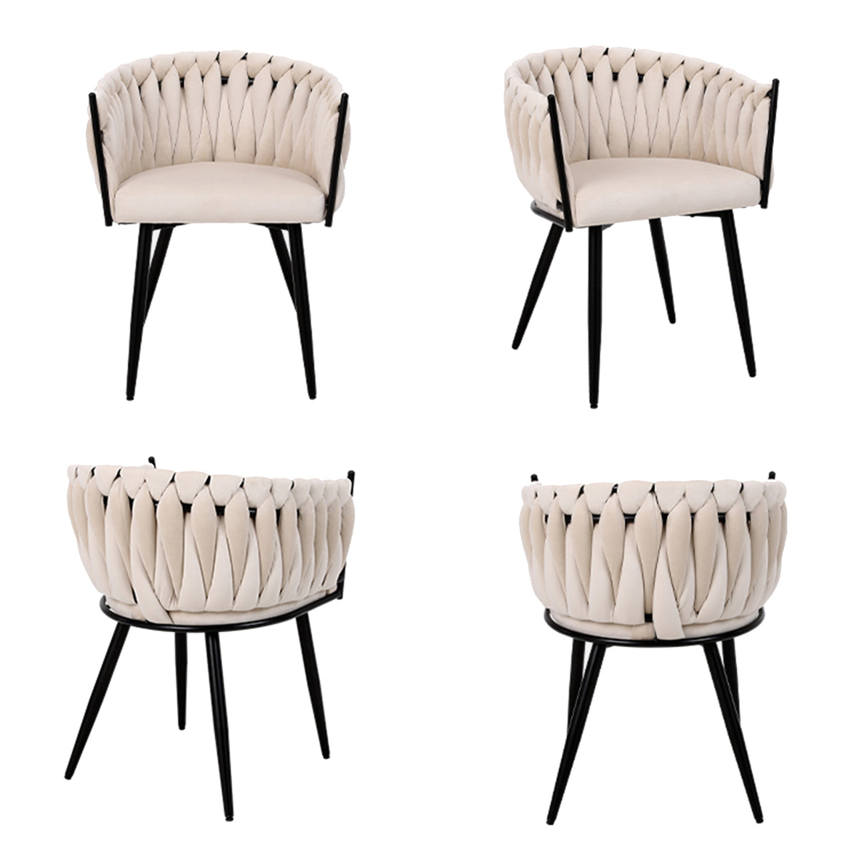Light Luxury Cheap Price Modern Dining Chairs Velvet Comfortable Dining Chairs