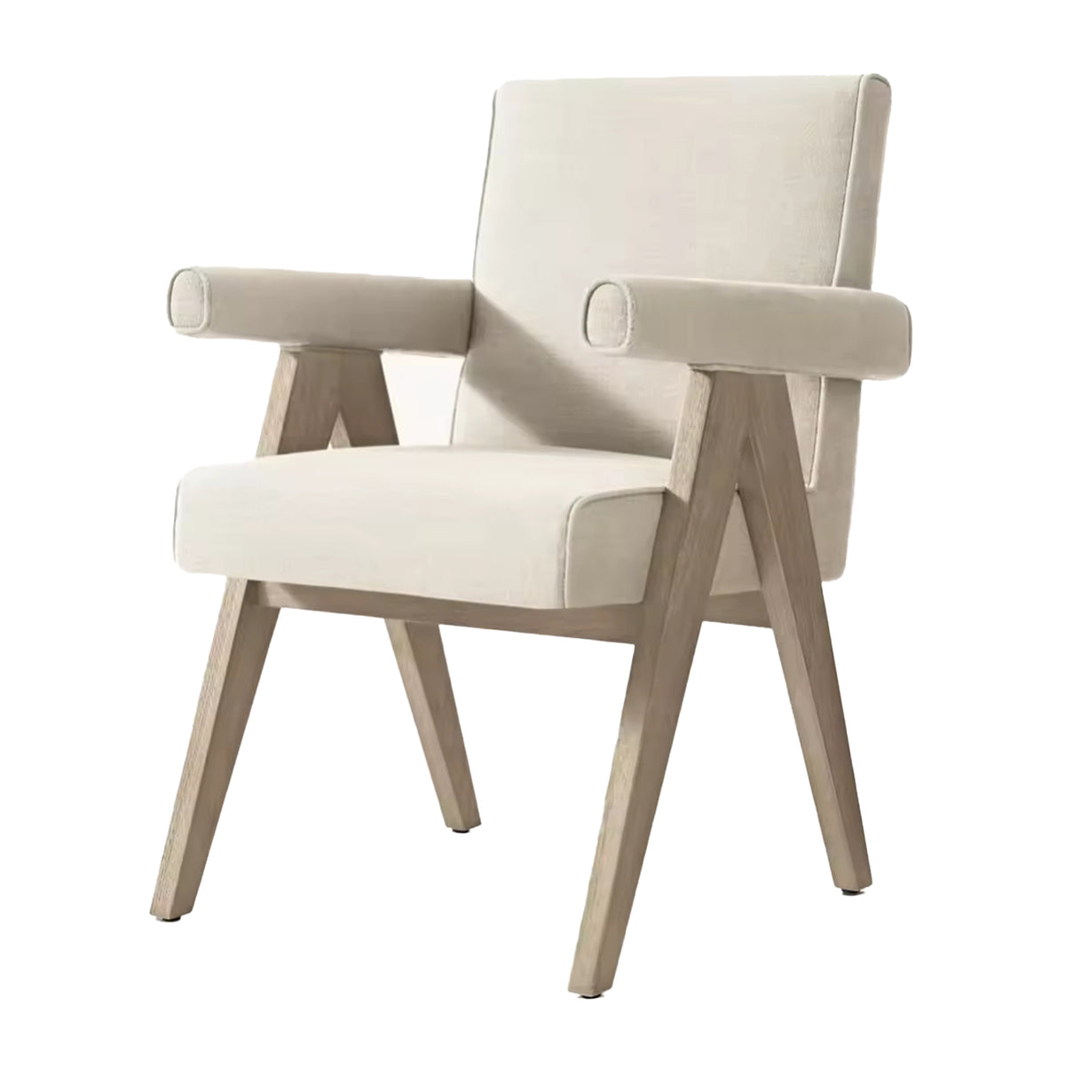 Sassanid OEM Iconic Chandigarh Chair American Dining Room Jakob Fabric Dining Armchair