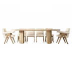 Sassanid OEM Iconic Chandigarh Chair American Dining Room Jakob Fabric Dining Armchair