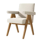 Sassanid OEM Iconic Chandigarh Chair American Dining Room Jakob Fabric Dining Armchair