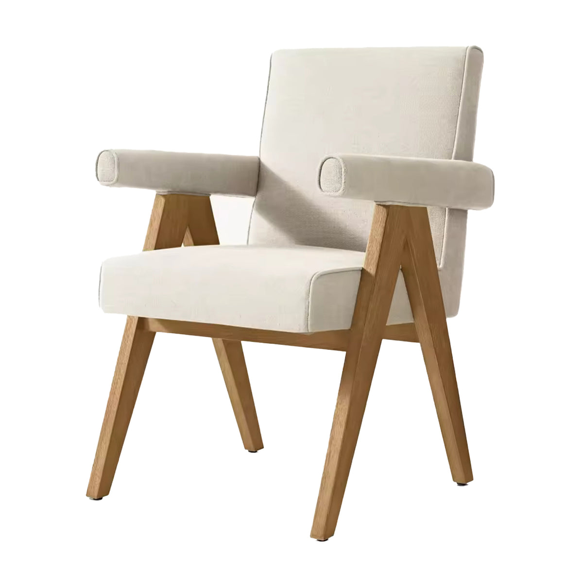 Sassanid OEM Iconic Chandigarh Chair American Dining Room Jakob Fabric Dining Armchair