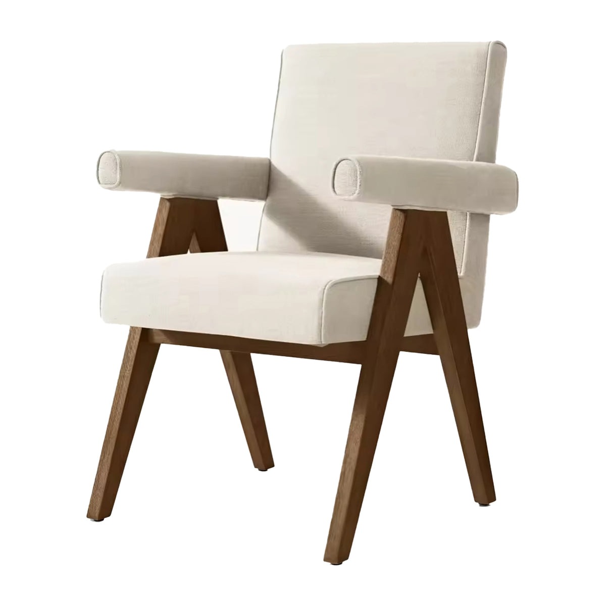 Sassanid OEM Iconic Chandigarh Chair American Dining Room Jakob Fabric Dining Armchair
