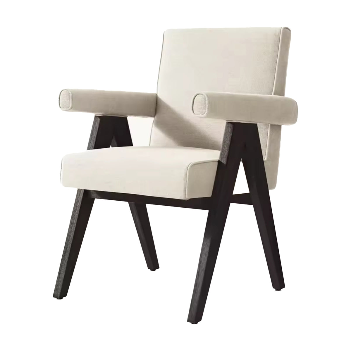 Sassanid OEM Iconic Chandigarh Chair American Dining Room Jakob Fabric Dining Armchair