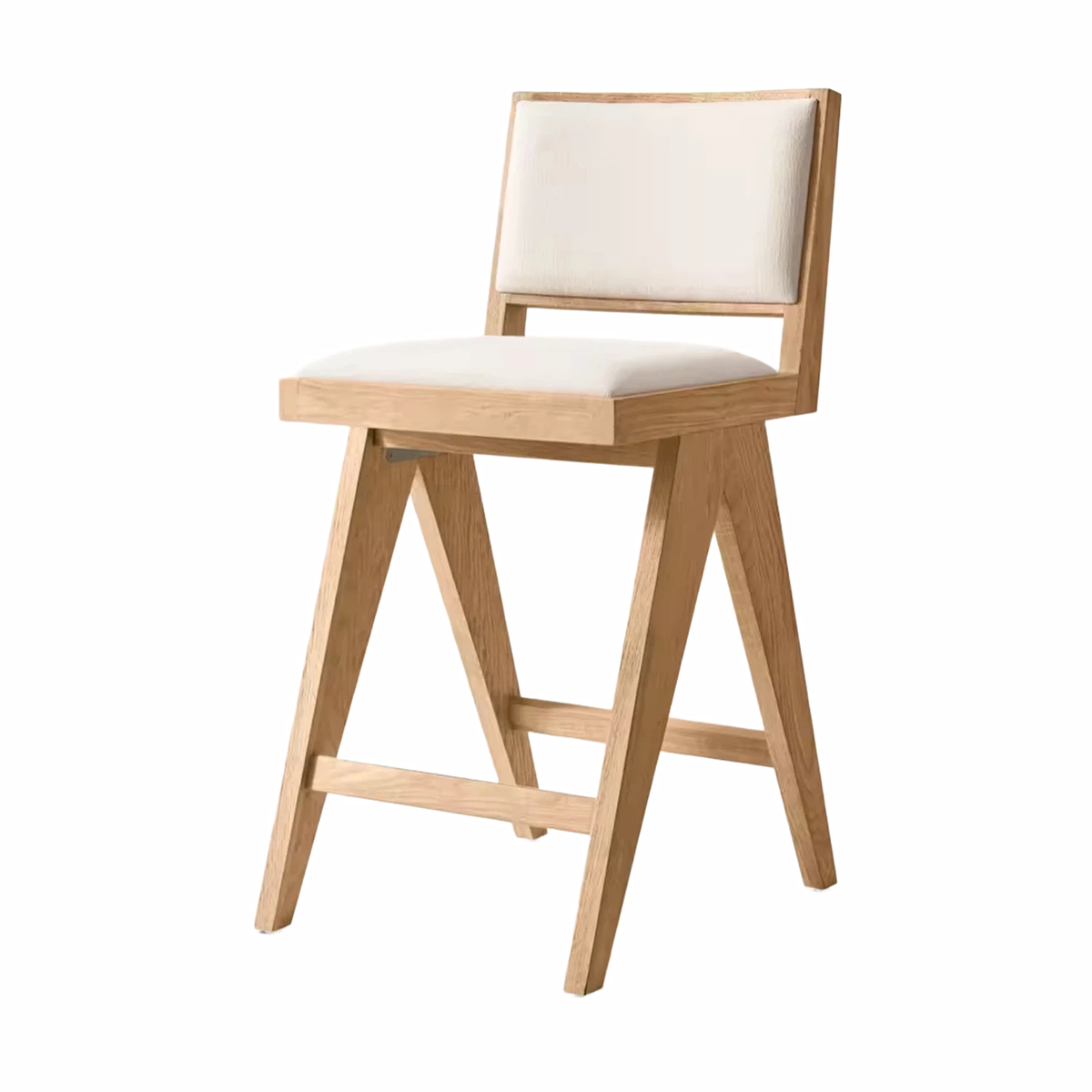 Sassanid OEM Midcentury-modern Simplicity Iconic Chandigar Chair Restaurant Bar Jakob Framed Fabric Bar&Counter Stool