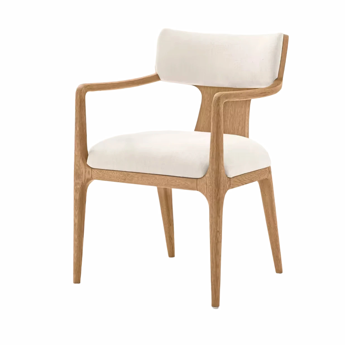 Sassanid OEM New Arrival Harmonious Design American Dining Room Ligne Fabric Dining Armchair
