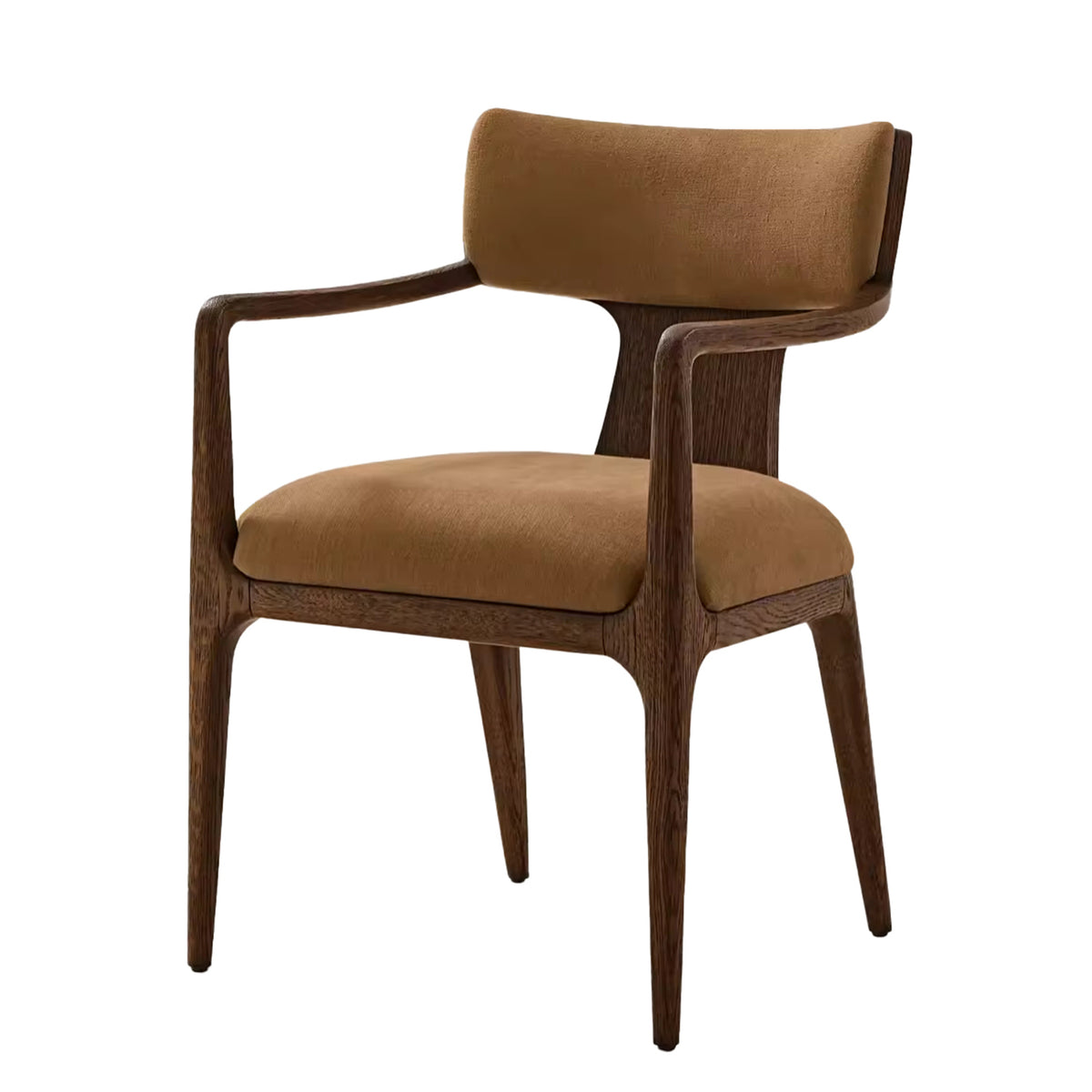 Sassanid OEM New Arrival Harmonious Design American Dining Room Ligne Fabric Dining Armchair