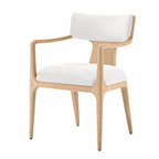 Sassanid OEM New Arrival Harmonious Design American Dining Room Ligne Fabric Dining Armchair