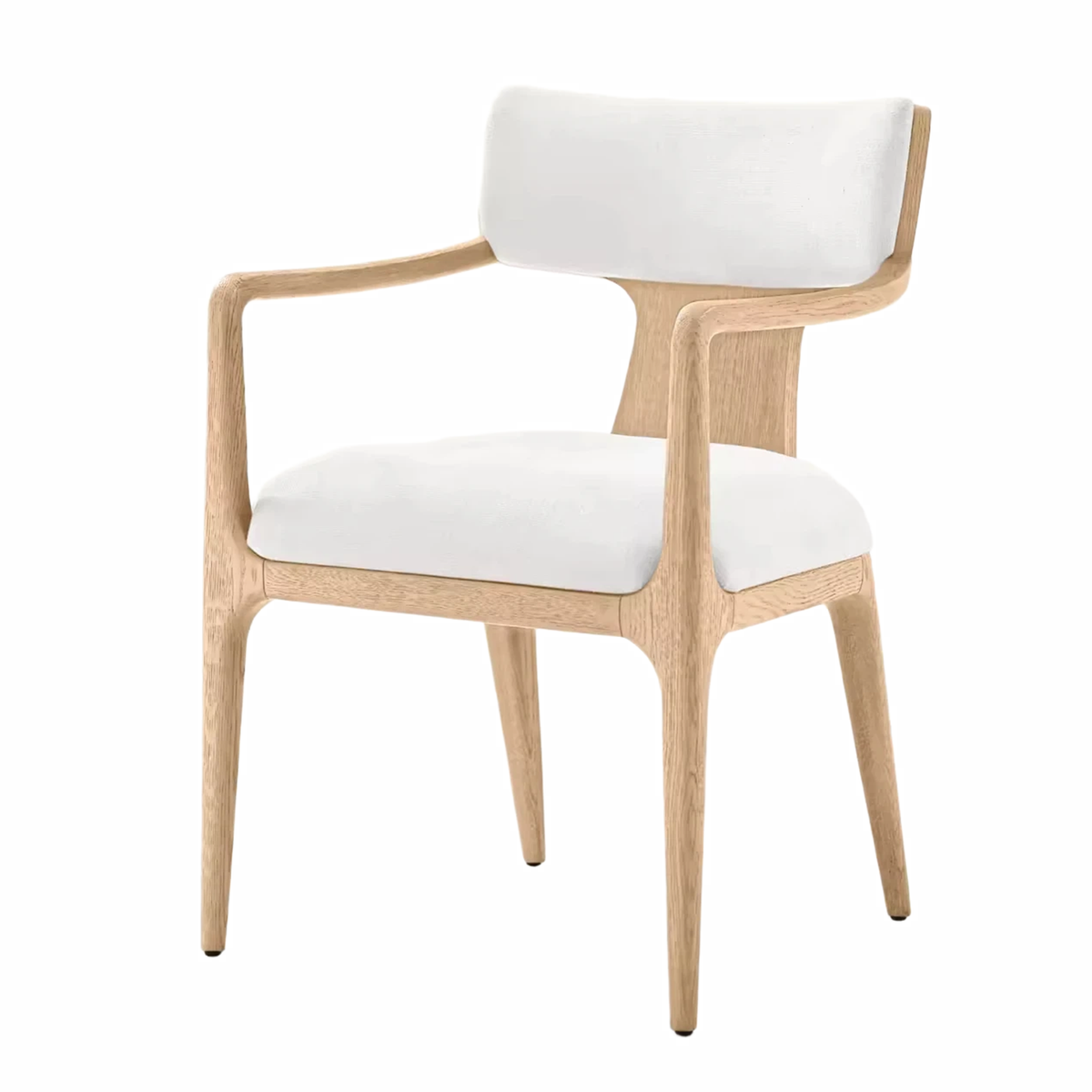 Sassanid OEM New Arrival Harmonious Design American Dining Room Ligne Fabric Dining Armchair