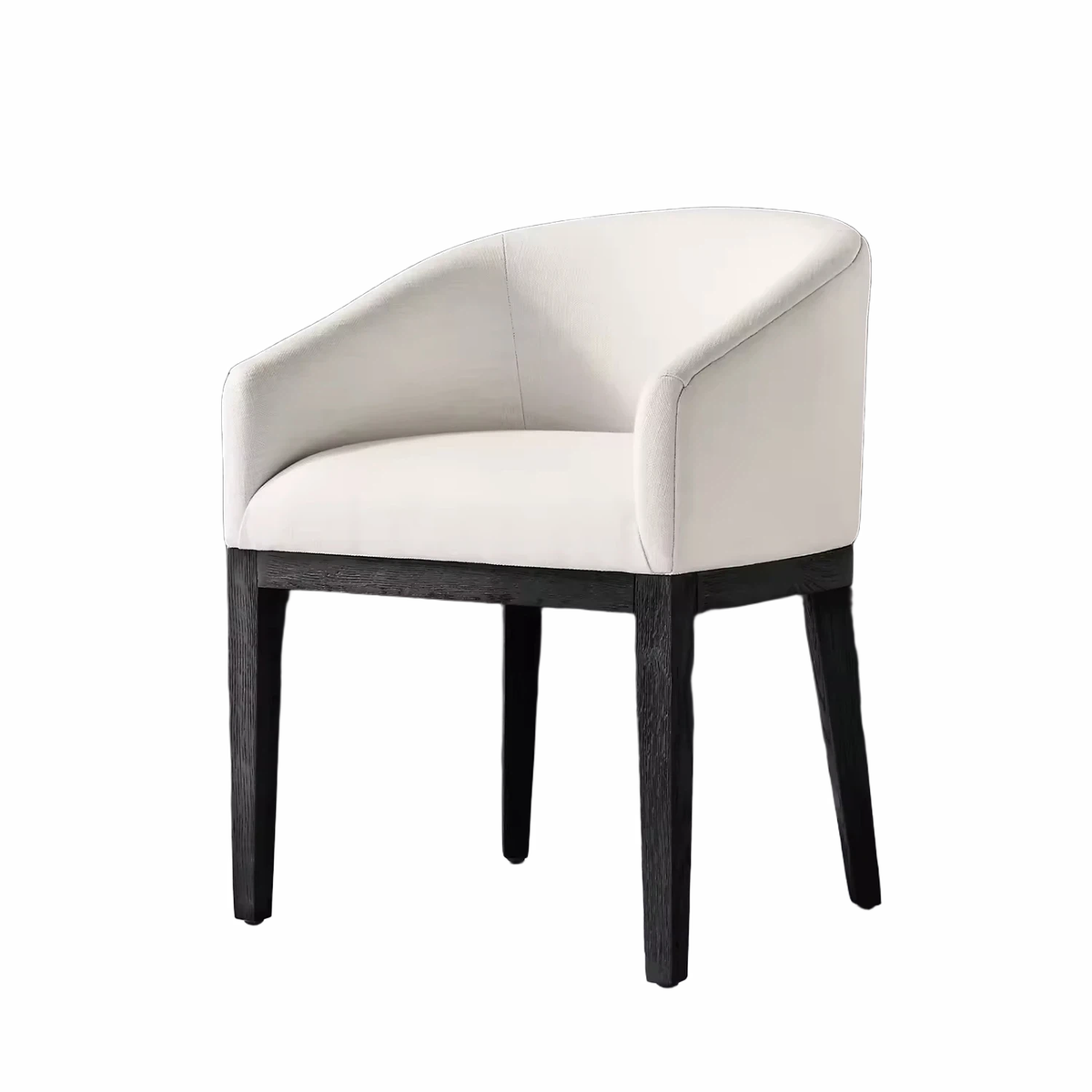 Sassanid NEW Factory Direct Mass Supply Wood Morgan Slope Track Fabric Dining Chair Customizable Dining Room Dining Chair