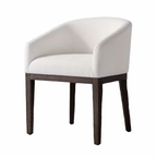 Sassanid NEW Factory Direct Mass Supply Wood Morgan Slope Track Fabric Dining Chair Customizable Dining Room Dining Chair