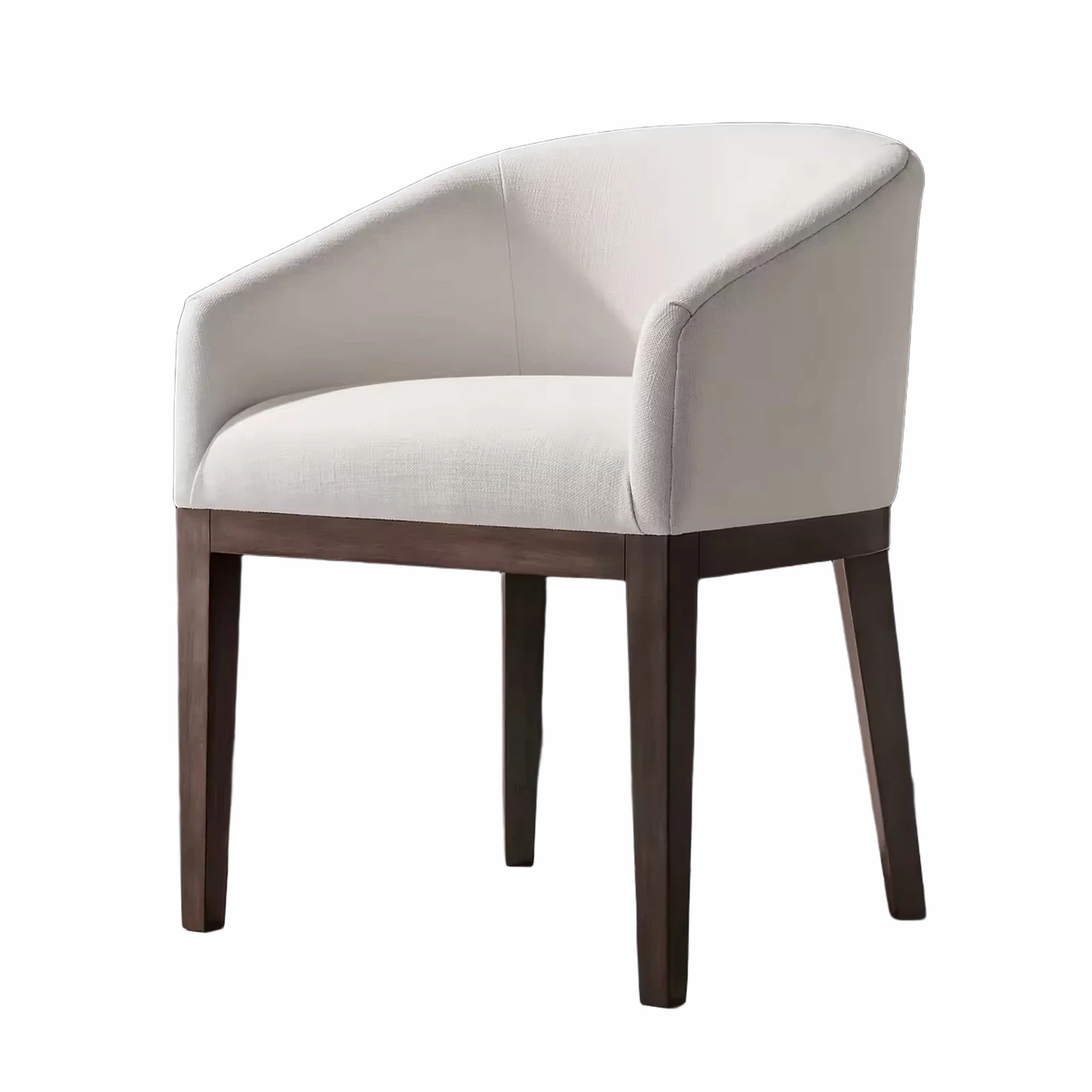 Sassanid NEW Factory Direct Mass Supply Wood Morgan Slope Track Fabric Dining Chair Customizable Dining Room Dining Chair
