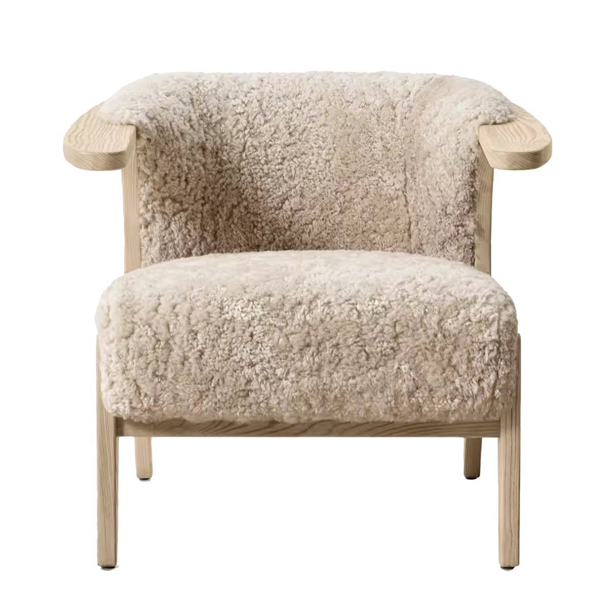 Sassanid OEM New Arrival Luxury Living Room Furniture Set Darien Shearling Chair