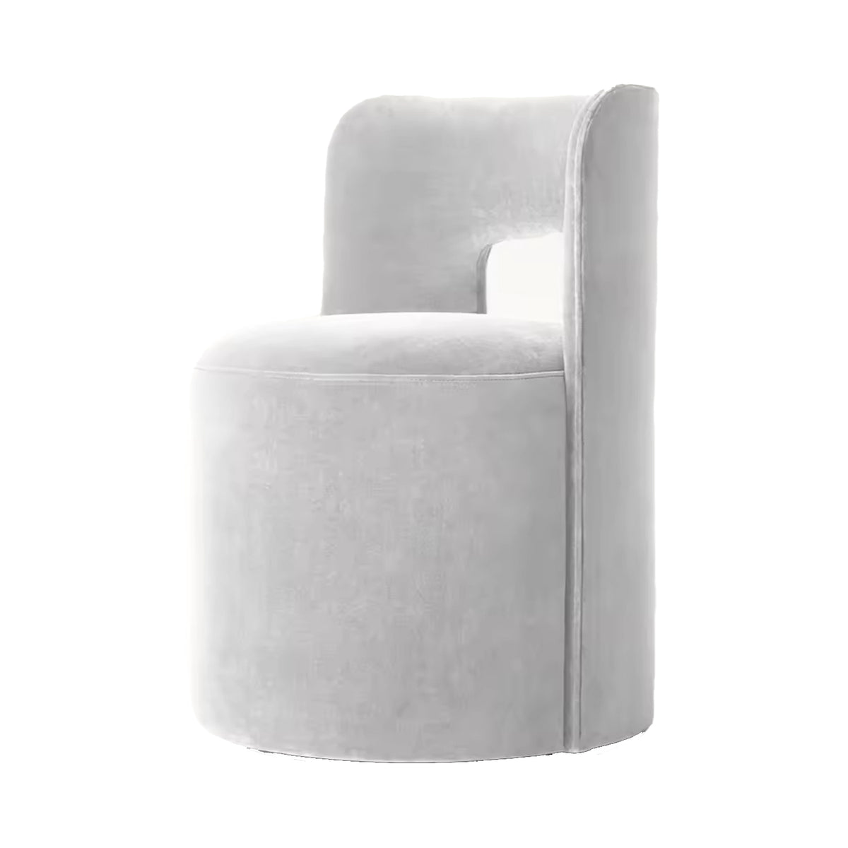 Sassanid OEM Modern Curve Open Fabric Dining Chair Seat Factory Dining Room PP Modern Design