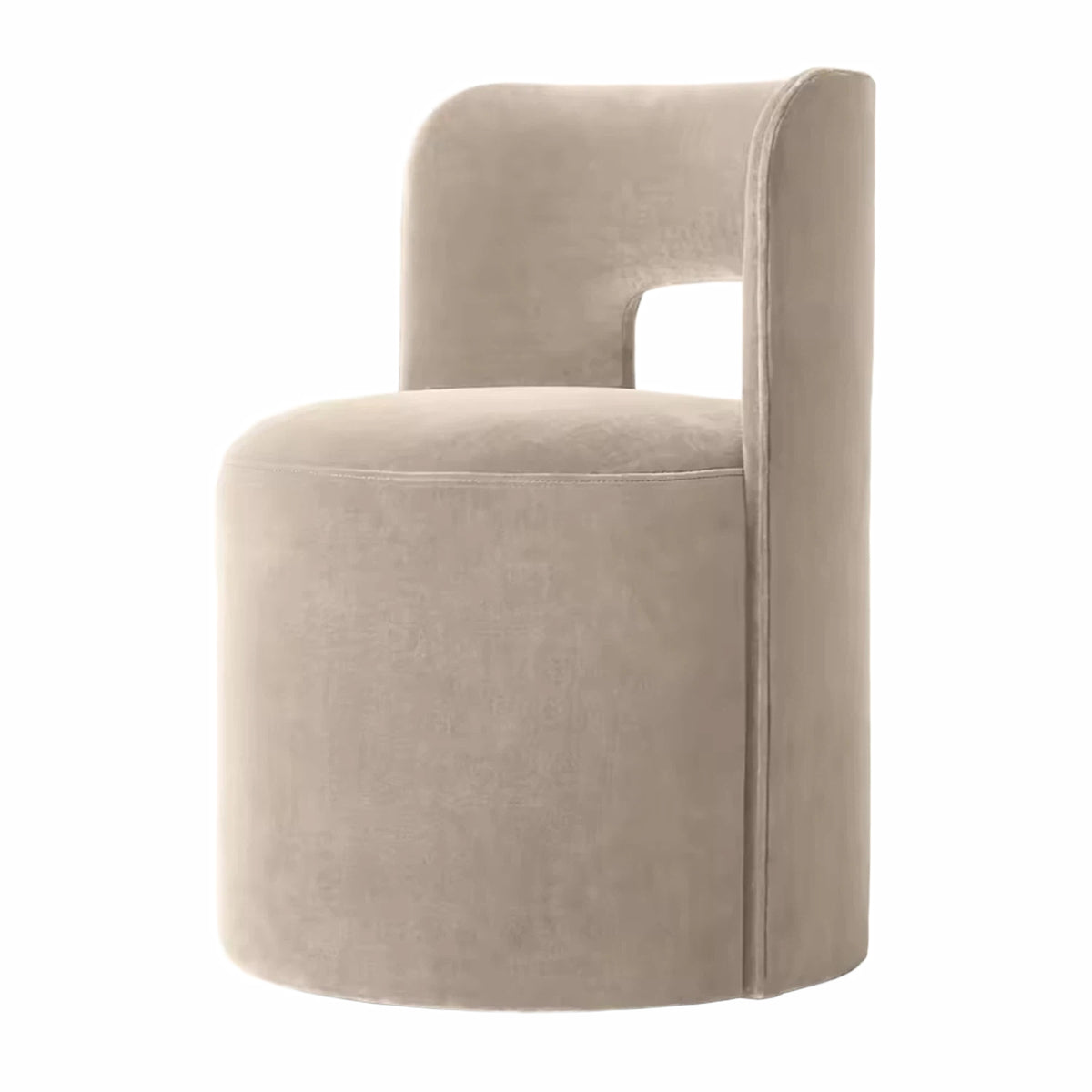 Sassanid OEM Modern Curve Open Fabric Dining Chair Seat Factory Dining Room PP Modern Design