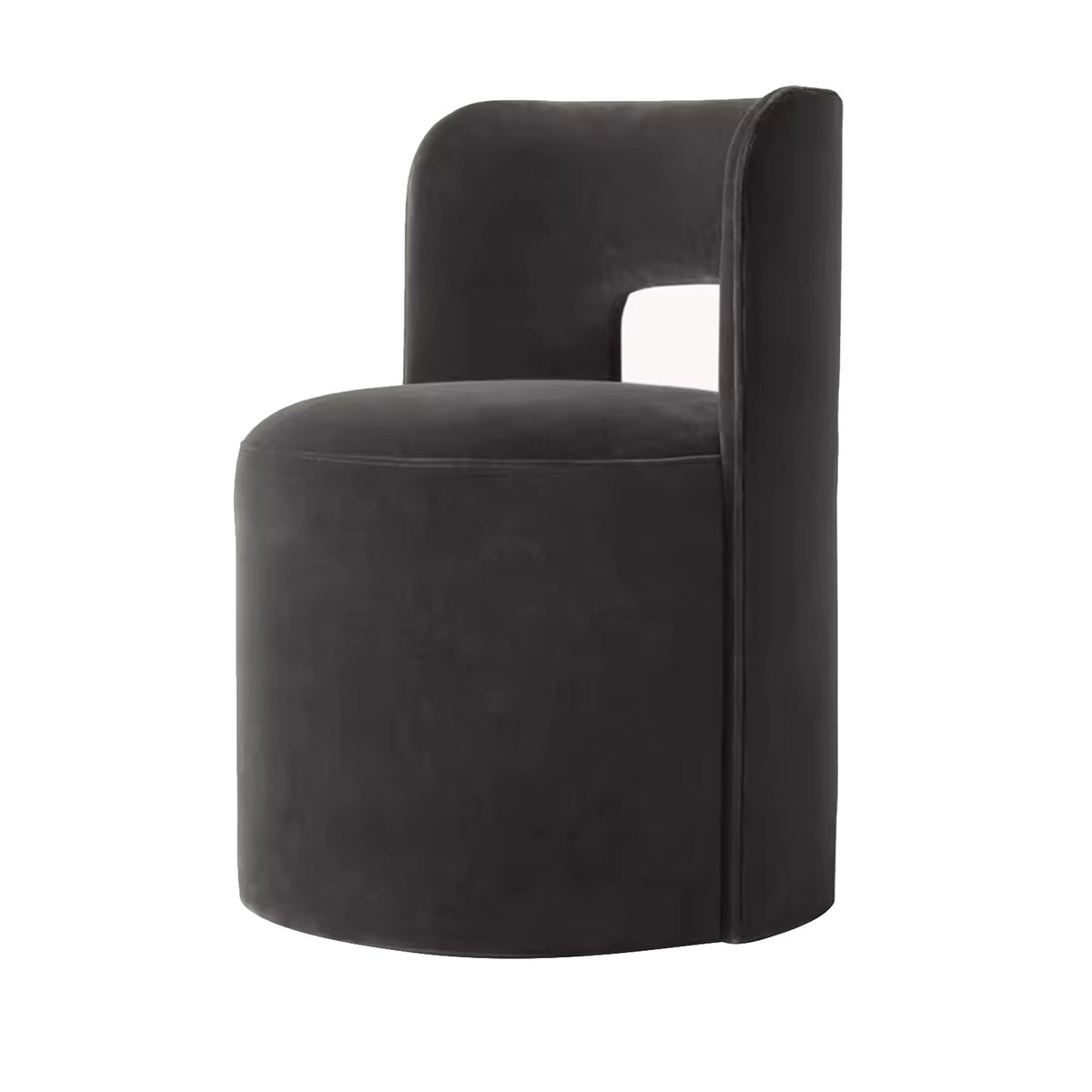 Sassanid OEM Modern Curve Open Fabric Dining Chair Seat Factory Dining Room PP Modern Design