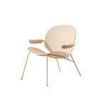 Factory Furniture Nordic Comfort Modern Relax Cafe Chair Coffee Shop Low Height Metal Home Black Single Chair for Living Room