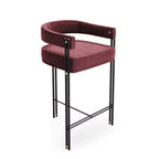 WISEMAX FURNITURE Modern Luxury bar Chair Restaurants Counter Optional Fabric Height bar Chair bar Stools for Dining Room
