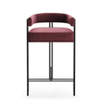 WISEMAX FURNITURE Modern Luxury bar Chair Restaurants Counter Optional Fabric Height bar Chair bar Stools for Dining Room
