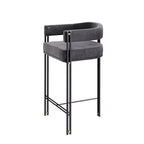 WISEMAX FURNITURE Modern Luxury bar Chair Restaurants Counter Optional Fabric Height bar Chair bar Stools for Dining Room