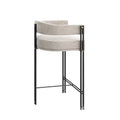 WISEMAX FURNITURE Modern Luxury bar Chair Restaurants Counter Optional Fabric Height bar Chair bar Stools for Dining Room
