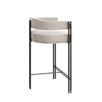 WISEMAX FURNITURE Modern Luxury bar Chair Restaurants Counter Optional Fabric Height bar Chair bar Stools for Dining Room