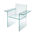 WISEMAX FURNITURE Creative Shaped Designer Style Leisure Lounge Chair Acrylic Frame Durable Single Armrest Chair for Living Room