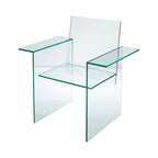 WISEMAX FURNITURE Creative Shaped Designer Style Leisure Lounge Chair Acrylic Frame Durable Single Armrest Chair for Living Room