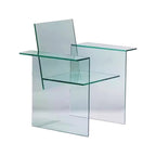 WISEMAX FURNITURE Creative Shaped Designer Style Leisure Lounge Chair Acrylic Frame Durable Single Armrest Chair for Living Room