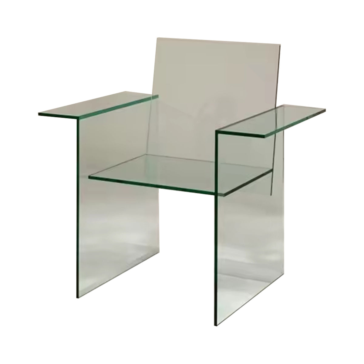 WISEMAX FURNITURE Creative Shaped Designer Style Leisure Lounge Chair Acrylic Frame Durable Single Armrest Chair for Living Room