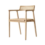 Sassanid OEM Danish Design Dining Room Chair Modern American Oskar Cane Dining Armchair