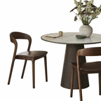 Sassanid OEM Factory Supply Dining Room Furniture American Hemingway Armchair Leather Dining Chair
