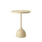 Modern Mini Coffee Table Small Iron Bedside Storage for Home Living Room Sofa Side Balcony with Panel Wood Style