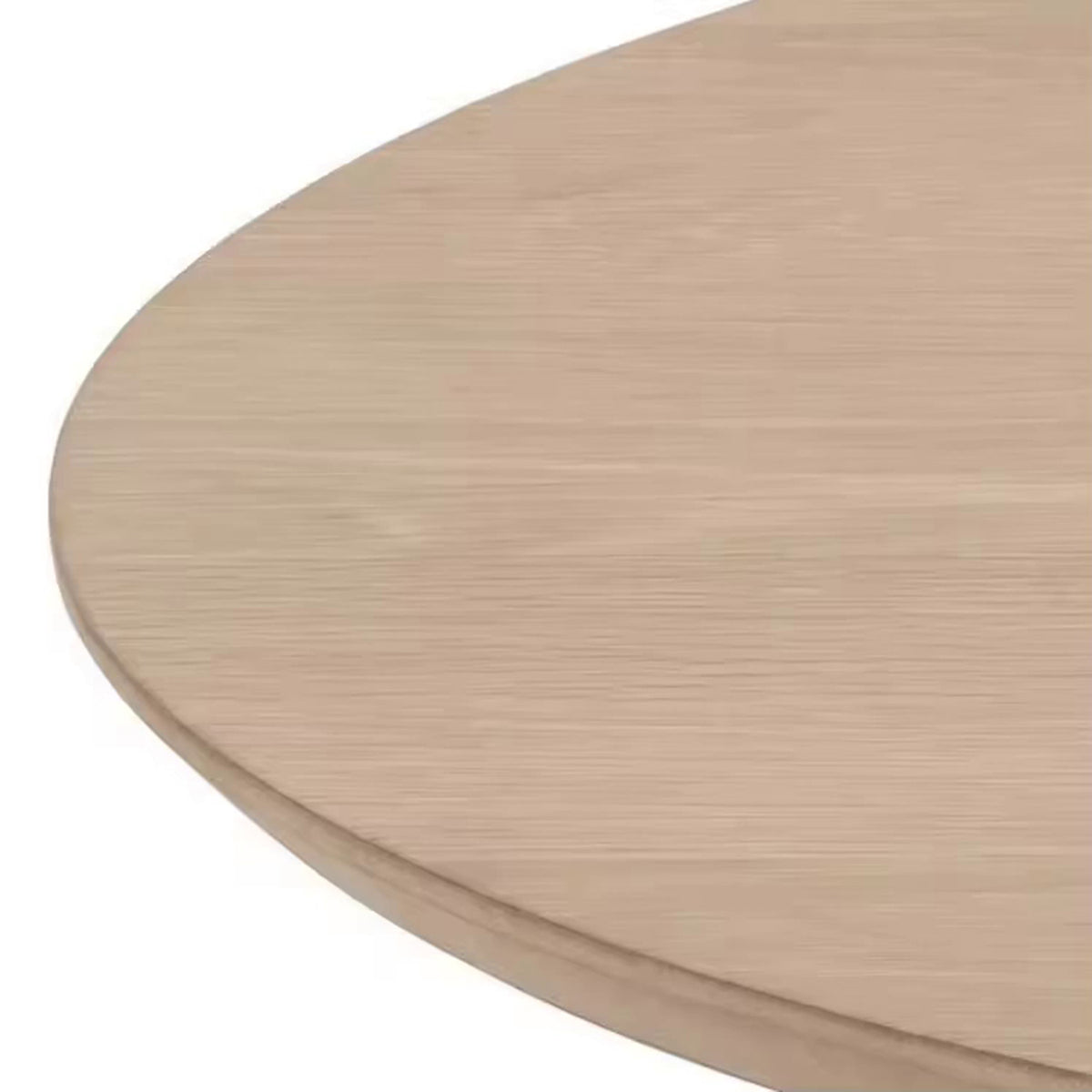 Low Price Handcrafted Round Shape Wooden Dining Table with Natural Finished for Living Room and Dining Room