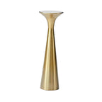 Factory Wholesale Handcrafted Gold Finished StainlessSteel Base Pedestal Drink Table with Marble Top Used for Living Room Decor