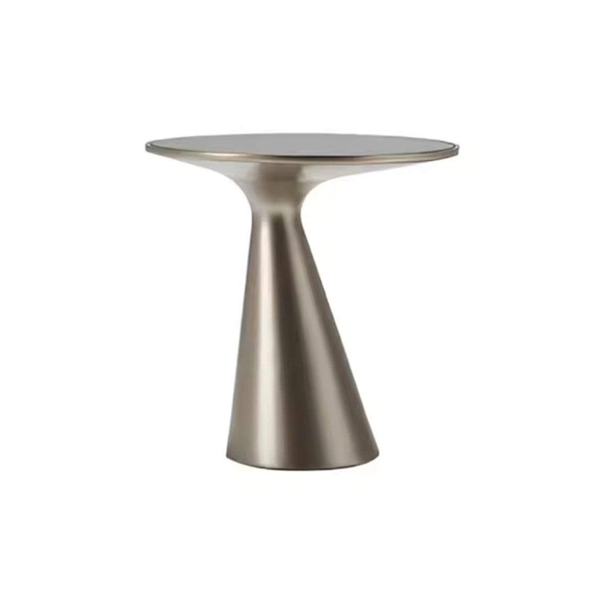 Italian Minimalist Round Glass Coffee Table Set Light Luxury Modern Living Room Designer Modern Glass Console Table