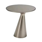 Italian Minimalist Round Glass Coffee Table Set Light Luxury Modern Living Room Designer Modern Glass Console Table