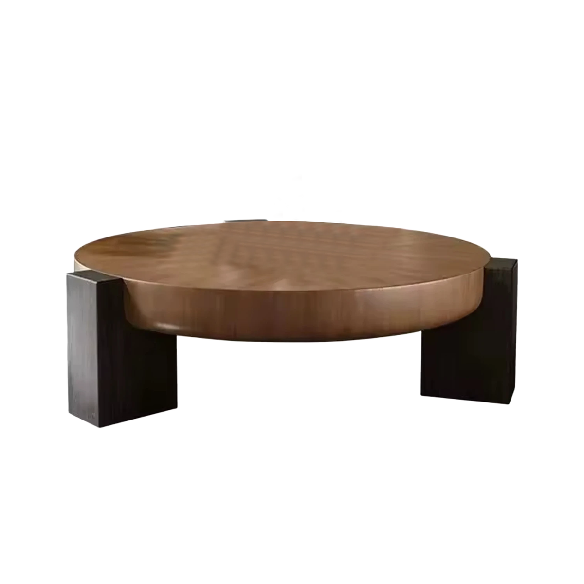 Italian Minimalist Modern Living Room Designer Circular Small-sized Chinese Tea Table Light Luxury Home Coffee Table