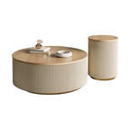 Antique Scandinavian Minimalist Oak Coffee Table Creative Classic Design for Home Living Room for Small Households