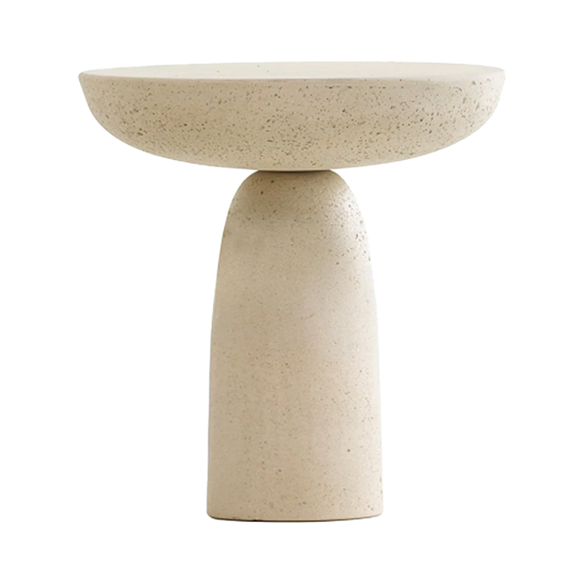 Minimalist Design Round Shape Tea Table Home Furniture Contemporary Side Table Concrete Coffee Table for Living Room