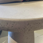 Minimalist Design Round Shape Tea Table Home Furniture Contemporary Side Table Concrete Coffee Table for Living Room