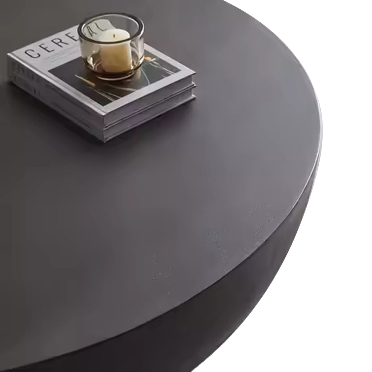 Wabi-sabi Style Customize Color Round Coffee Table Modern Side Table Cafe Table for Living Room