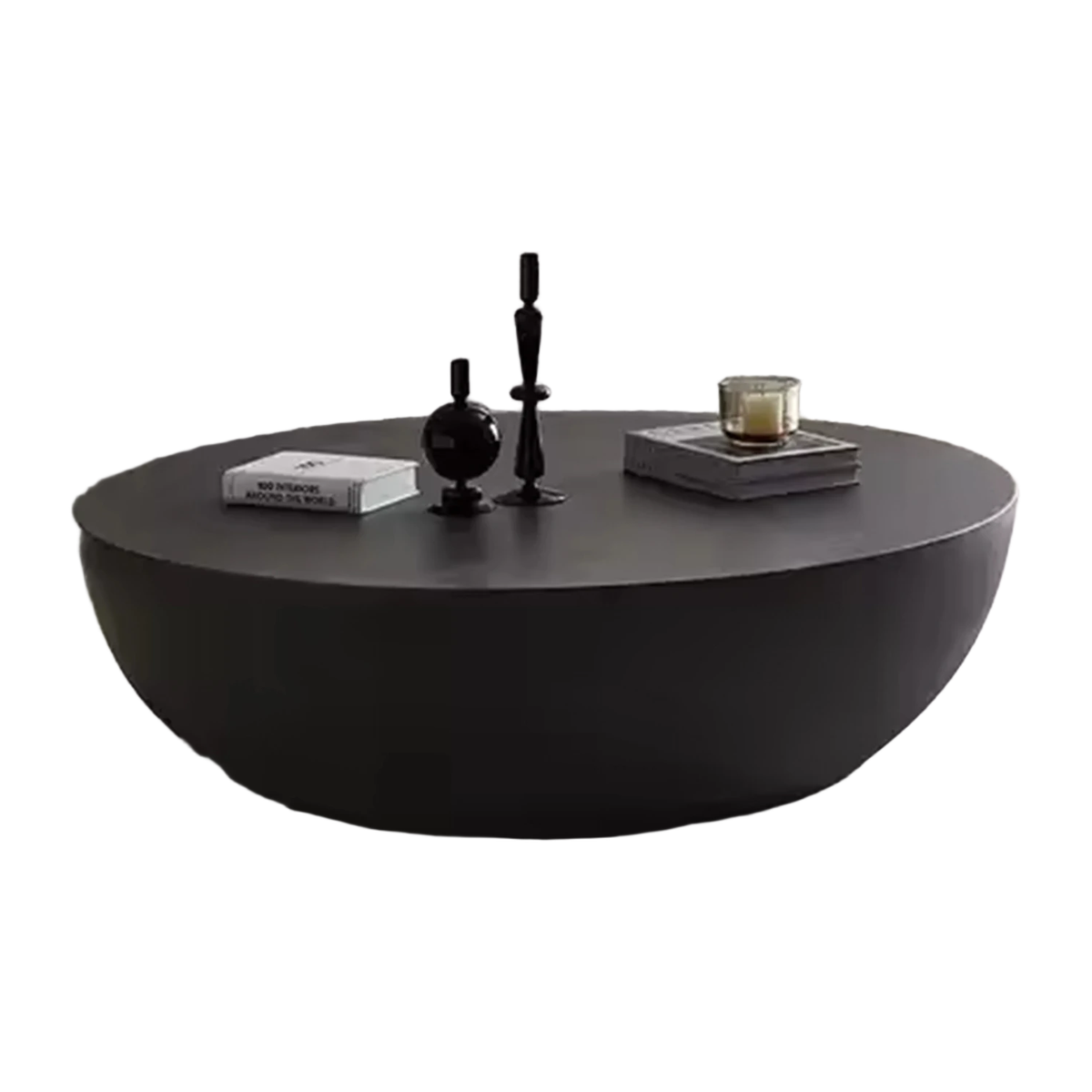 Wabi-sabi Style Customize Color Round Coffee Table Modern Side Table Cafe Table for Living Room