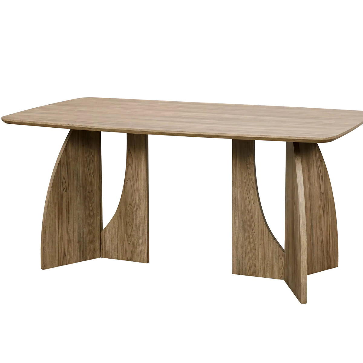 Wooden Rectangle Table for 6 People High-end Dining Table Set Custom Export Hotel Restaurant Furniture