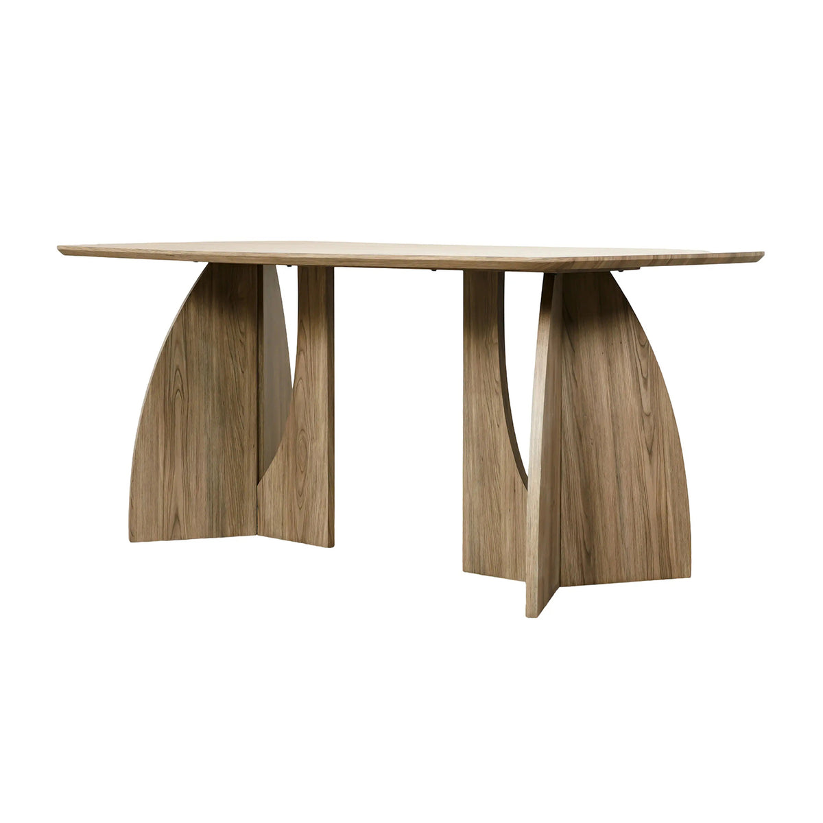Wooden Rectangle Table for 6 People High-end Dining Table Set Custom Export Hotel Restaurant Furniture